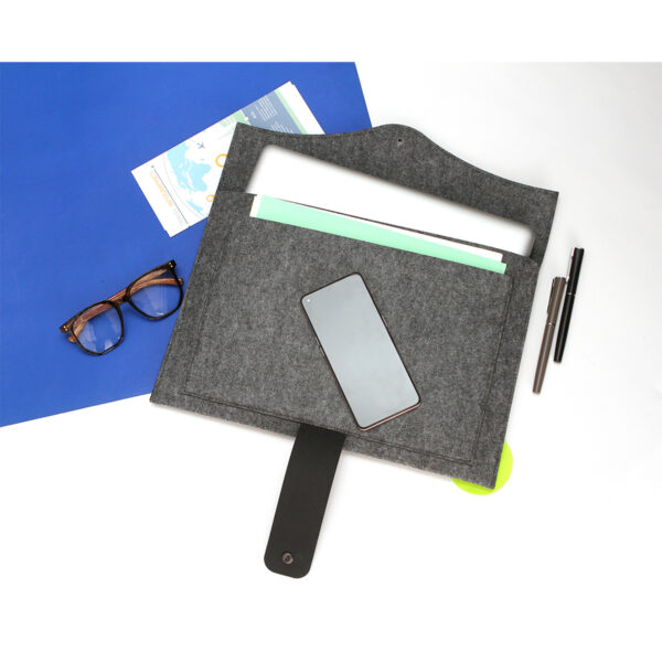 FUNDA SEEFELD GRIS EX-094G ( EX-094 / EX094 / PORTA LAPTOP ) - Imagen 2