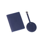 PORTA PASAPORTE SAUTENS AZUL MARINO EX-096A ( EX-096 / EX096 / ACCESORIOS DE VIAJE )