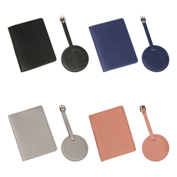 PORTA PASAPORTE SAUTENS GRIS EX-096G ( EX-096 / EX096 / ACCESORIOS DE VIAJE ) - Imagen 3
