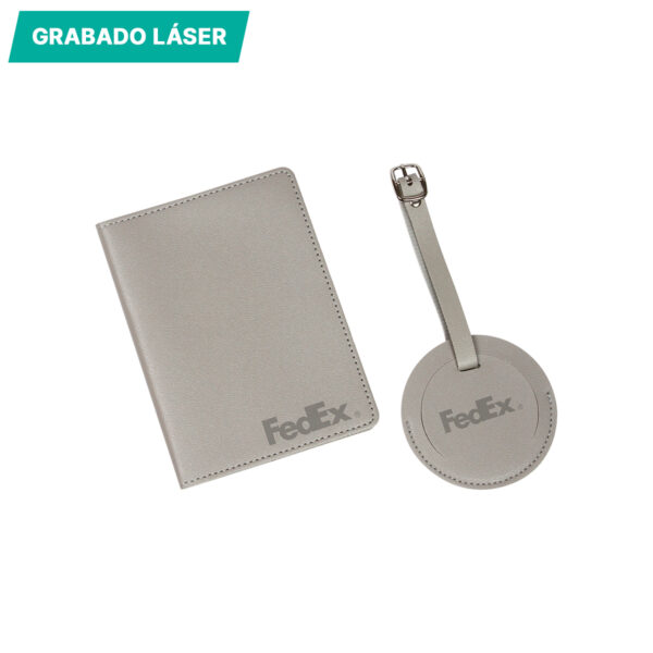 PORTA PASAPORTE SAUTENS GRIS EX-096G ( EX-096 / EX096 / ACCESORIOS DE VIAJE ) - Imagen 5