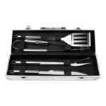 SET BBQ DE 4 PIEZAS ASIAGO PLATA HM-018S ( HM-018 / HM018 / COCINA )