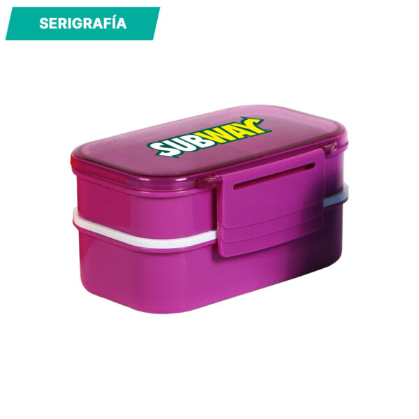 CONTENEDOR BUSAN MORADO HM-025M ( HM-025 / HM025 / CONTENEDORES DE ALIMENTOS ) - Imagen 2