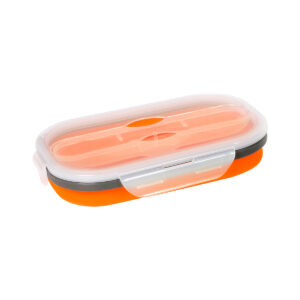 CONTENEDOR DOUGLAS NARANJA HM-026O ( HM-026 / HM026 / CONTENEDORES DE ALIMENTOS )