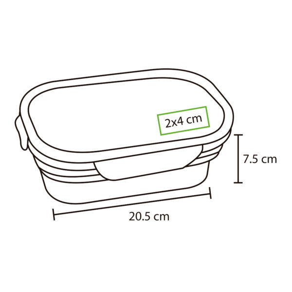 CONTENEDOR DOUGLAS VERDE HM-026V ( HM-026 / HM026 / CONTENEDORES DE ALIMENTOS ) - Imagen 6