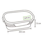 CONTENEDOR DOUGLAS NARANJA HM-026O ( HM-026 / HM026 / CONTENEDORES DE ALIMENTOS ) - Image 6