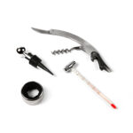 SET PARA VINO SENDAI PLATA HM-032 ( HM-032 / HM032 / TABLAS DE QUESO Y SETS DE VINO ) - Image 2