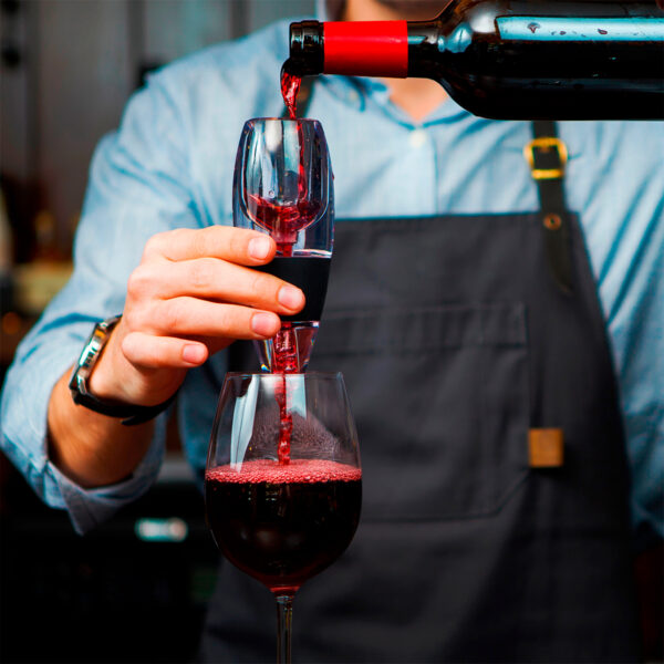 DECANTADOR ASSAGO NEGRO HM-033 ( HM-033 / HM033 / TABLAS DE QUESO Y SETS DE VINO ) - Imagen 3
