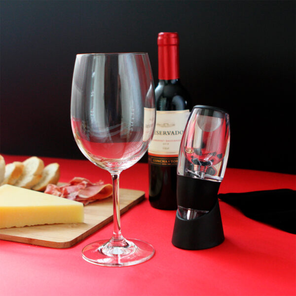 DECANTADOR ASSAGO NEGRO HM-033 ( HM-033 / HM033 / TABLAS DE QUESO Y SETS DE VINO ) - Imagen 4