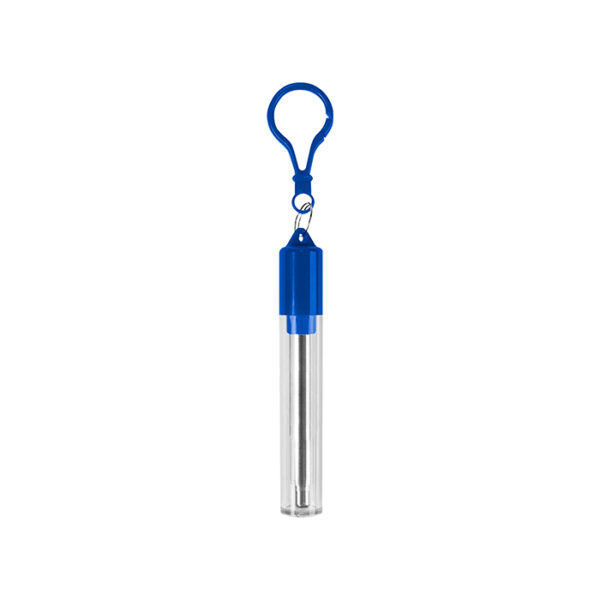 POPOTE METÁLICO AZUL HM-037A ( HM-037 / HM037 / ,CUBIERTOS )
