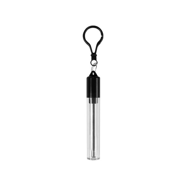 POPOTE METÁLICO NEGRO HM-037N ( HM-037 / HM037 / ,CUBIERTOS )
