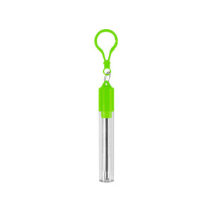 POPOTE METÁLICO VERDE HM-037V ( HM-037 / HM037 / ,CUBIERTOS )