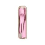 SET DE CUBIERTOS HAMPI ROSA CLARO HM-038RS ( HM-038 / HM038 / ALIMENTOS,CUBIERTOS )