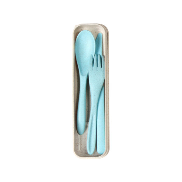 SET DE CUBIERTOS HAMPI VERDE AQUA HM-038V ( HM-038 / HM038 / ALIMENTOS,CUBIERTOS )
