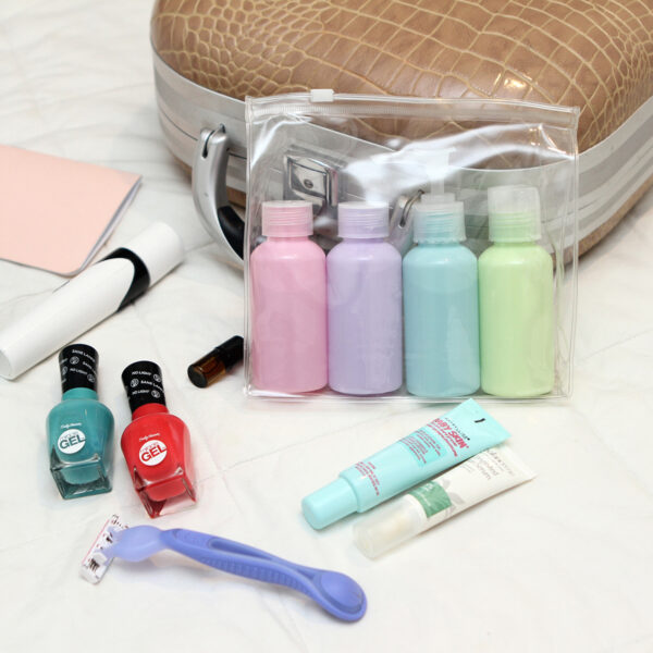 SET DE 4 BOTELLAS MADURAI BLANCO HM-042 ( HM-042 / HM042 / ACCESORIOS DE BELLEZA,ACCESORIOS DE VIAJE ) - Imagen 4