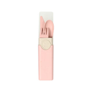 SET DE CUBIERTOS TEROI ROSA CLARO HM-046RS ( HM-046 / HM046 / CUBIERTOS,ALIMENTOS )