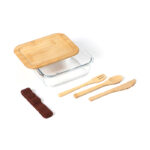 CONTENEDOR KISUMU BAMBÚ HM-052C ( HM-052 / HM052 / CONTENEDORES DE ALIMENTOS )