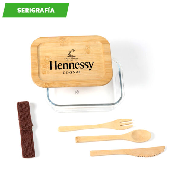 CONTENEDOR KISUMU BAMBÚ HM-052C ( HM-052 / HM052 / CONTENEDORES DE ALIMENTOS ) - Imagen 2