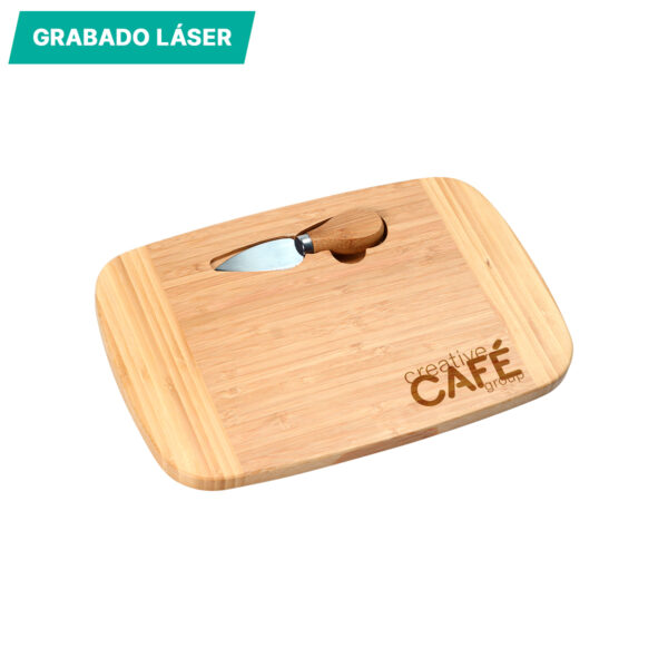 TABLA ELDORET BAMBÚ HM-056C ( HM-056 / HM056 / TABLAS,TABLAS DE QUESO Y SETS DE VINO ) - Imagen 2