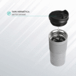 TERMO CON PRENSA DEPOK NEGRO HM-067N ( HM-067 / HM067 / TERMOS,JARRAS Y PRENSAS FRANCESAS ) - Image 5