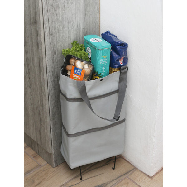 CARRITO PLEGABLE GRIS HM-072G ( HM-072 / HM072 / COCINA ) - Imagen 4