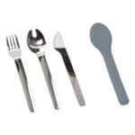 JUEGO DE CUBIERTOS JARKOV GRIS HM-073G ( HM-073 / HM073 / CUBIERTOS )