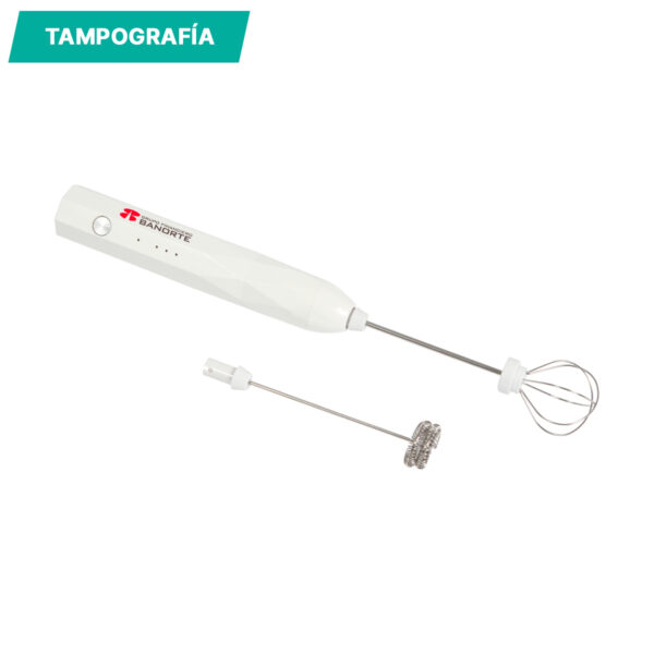 ESPUMADOR RECARGABLE BLANCO HM-075B ( HM-075 / HM075 / COCINA ) - Imagen 2