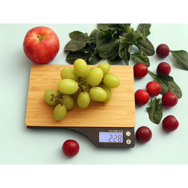 BÁSCULA BORÍSOV BAMBÚ HM-076C ( HM-076 / HM076 / COCINA ) - Imagen 4