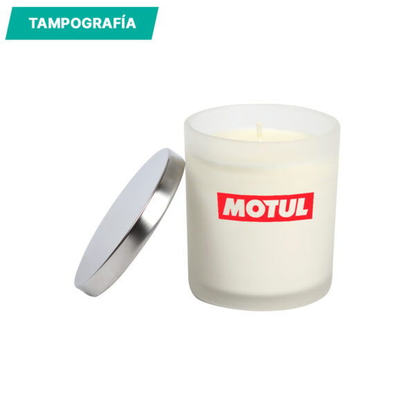 VELA AROMÁTICA BLANCO HM-080B ( HM-080 / HM080 / DECORACIÓN ) - Imagen 3