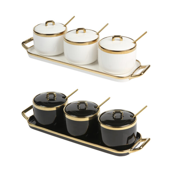 SET DE CONTENEDORES MARINCOLI BLANCO HM-094B ( HM-094 / HM094 / COCINA ) - Imagen 3
