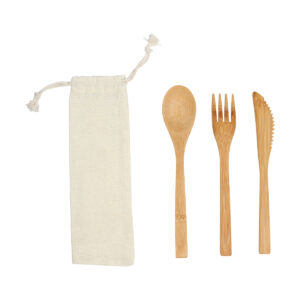 SET DE CUBIERTOS CASTELLA BAMBÚ HM-097C ( HM-097 / HM097 / CUBIERTOS )