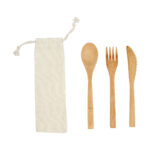 SET DE CUBIERTOS CASTELLA BAMBÚ HM-097C ( HM-097 / HM097 / CUBIERTOS )