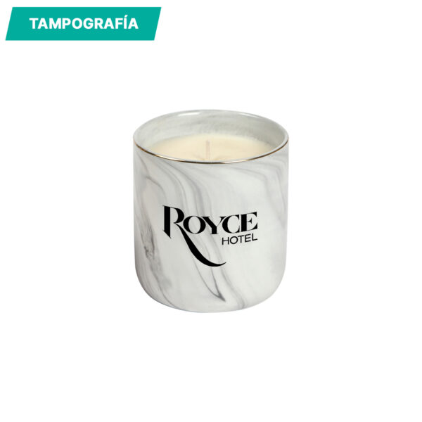VELA MARAUSA GRIS HM-099G ( HM-099 / HM099 / DECORACIÓN ) - Imagen 2