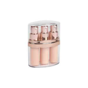 JUEGO DE BOTELLAS POFFABRO ROSA METALICO HM-102RS ( HM-102 / HM102 / ACCESORIOS DE VIAJE,ACCESORIOS DE BELLEZA )