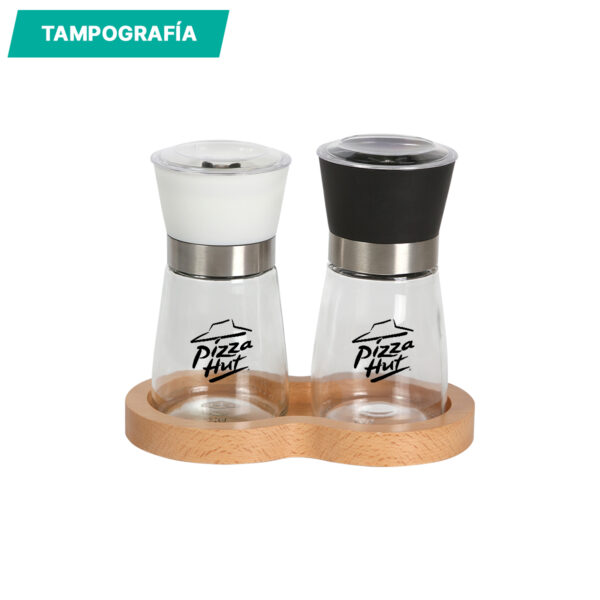 SET DE MOLINOS NOALE BAMBÚ HM-104C ( HM-104 / HM104 / COCINA ) - Imagen 2