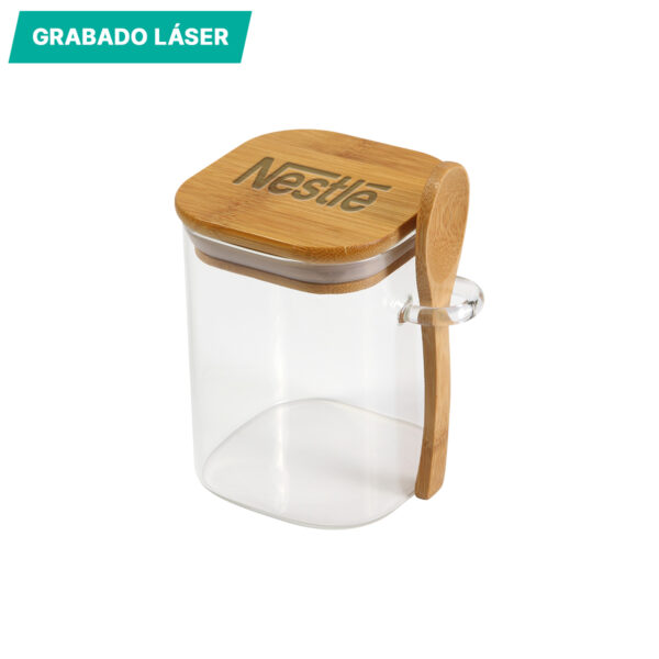 CONTENEDOR JAKAR BAMBÚ HM-105C ( HM-105 / HM105 / COCINA,CONTENEDORES DE ALIMENTOS ) - Imagen 2