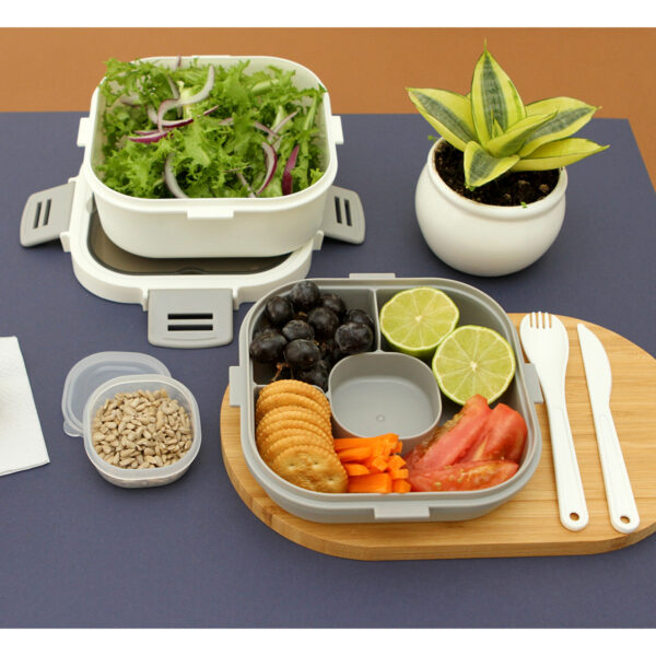 CONTENEDOR SAHAM AZUL CLARO HM-114A ( HM-114 / HM114 / CONTENEDORES DE ALIMENTOS ) - Imagen 4