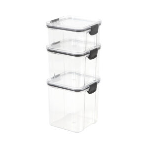 SET AGELLI NEGRO HM-118N ( HM-118 / HM118 / COCINA,CONTENEDORES DE ALIMENTOS )