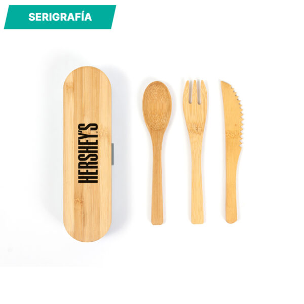SET ASCOLI AZUL CLARO HM-119A ( HM-119 / HM119 / CUBIERTOS ) - Imagen 2