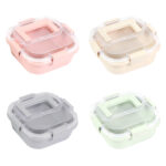 CONTENEDOR PAJALA ROSA CLARO HM-124RS ( HM-124 / HM124 / CONTENEDORES DE ALIMENTOS ) - Image 3