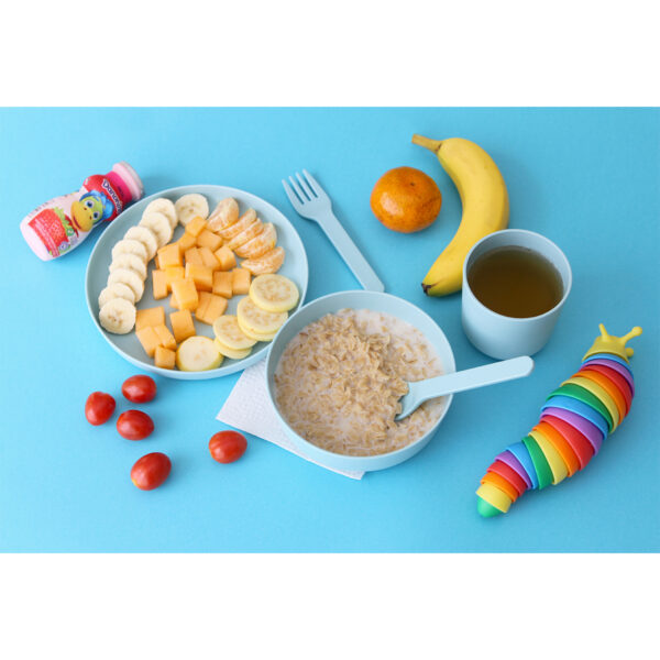SET DE 5 PIEZAS NANGIS AZUL PASTEL HM-160A ( HM-160 / HM160 / CONTENEDORES DE ALIMENTOS ) - Imagen 4