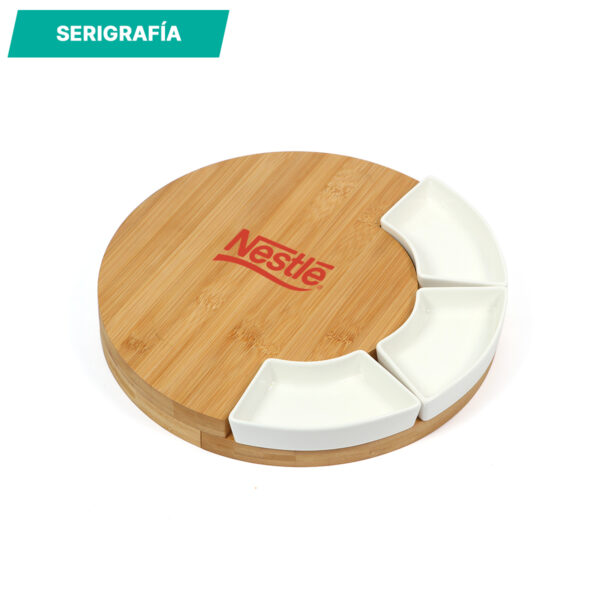 TABLA DE QUESOS VERON BAMBÚ HM-163C ( HM-163 / HM163 / COCINA,TABLAS ) - Imagen 4