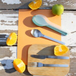 JUEGO LACHY VERDE CLARO HM-165V ( HM-165 / HM165 / CUBIERTOS ) - Image 6