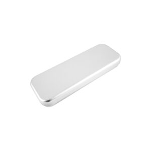 ESTUCHE METÁLICO RECTANGULAR PLATA I-003 ( I-003 / I003 / ESTUCHES DE RELOJ )