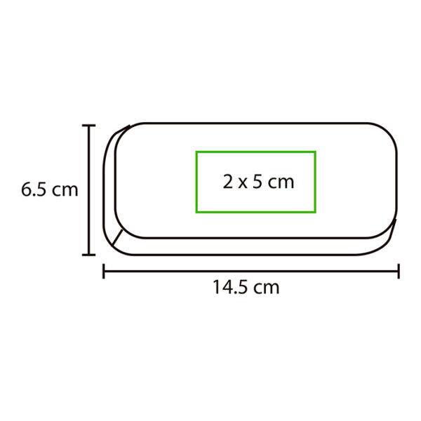 ESTUCHE METÁLICO RECTANGULAR PLATA I-003 ( I-003 / I003 / ESTUCHES DE RELOJ ) - Imagen 2