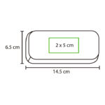 ESTUCHE METÁLICO RECTANGULAR PLATA I-003 ( I-003 / I003 / ESTUCHES DE RELOJ ) - Image 2