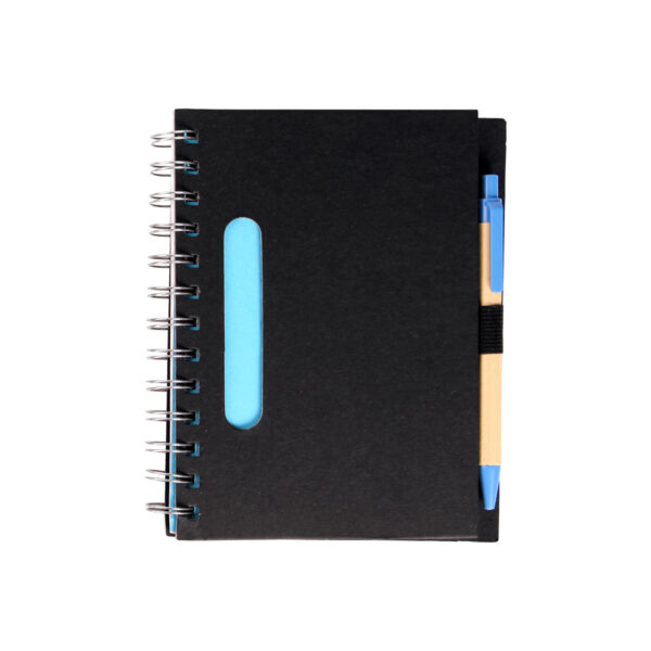 LIBRETA ECOLÓGICA SIDNEY AZUL CLARO LB-005A ( LB-005 / LB005 / LIBRETAS,CON BOLÍGRAFO,ESPIRAL )