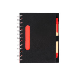LIBRETA ECOLÓGICA SIDNEY ROJO LB-005R ( LB-005 / LB005 / LIBRETAS,CON BOLÍGRAFO,ESPIRAL )