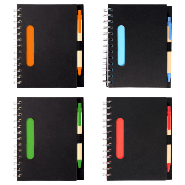 LIBRETA ECOLÓGICA SIDNEY AZUL CLARO LB-005A ( LB-005 / LB005 / LIBRETAS,CON BOLÍGRAFO,ESPIRAL ) - Imagen 5