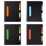 LIBRETA ECOLÓGICA SIDNEY VERDE LB-005V ( LB-005 / LB005 / LIBRETAS,CON BOLÍGRAFO,ESPIRAL ) - Image 5