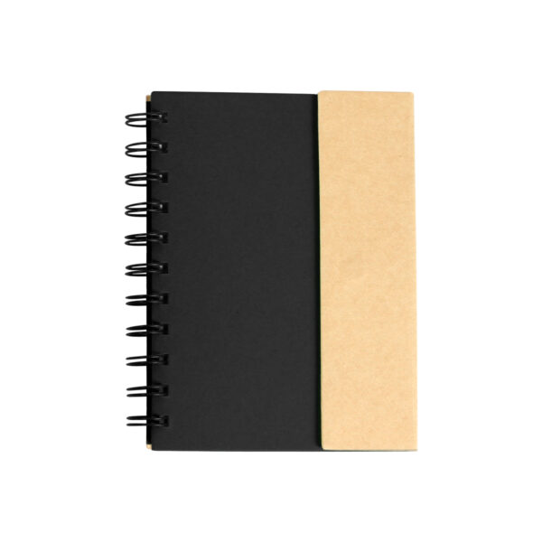 LIBRETA ECOLÓGICA GÉNOVA NEGRO LB-010N ( LB-010 / LB010 / ECOLÓGICAS,CON BOLÍGRAFO,ESPIRAL )